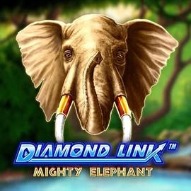 Slots logo of Diamond Link Mighty Elephant from Novomatic at BetOnRed Casino