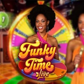 Funky Time logo – Live Casino by Evolution at BetOnRed Casino