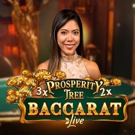 Prosperity Tree Baccarat logo by Evolution at BetOnRed Casino