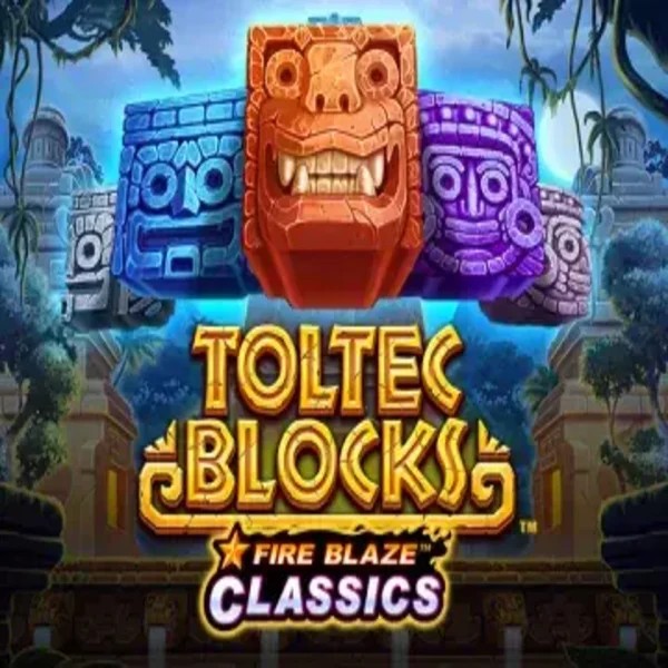 Fire Blaze: Toltec Blocks slot icon by Rarestone Gaming, available at BetOnRed Casino